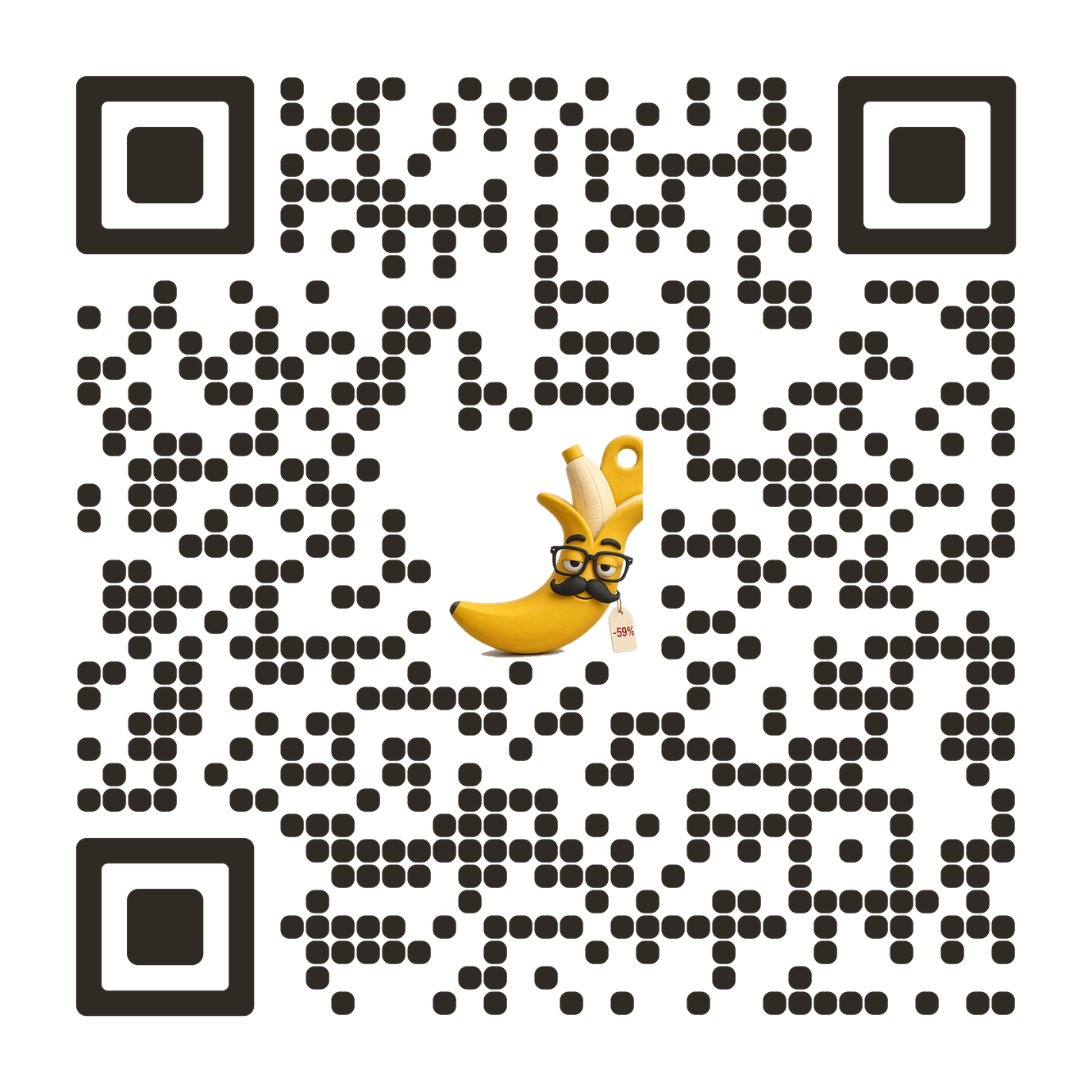 QR code do grupo do Seu Banana no WhatsApp